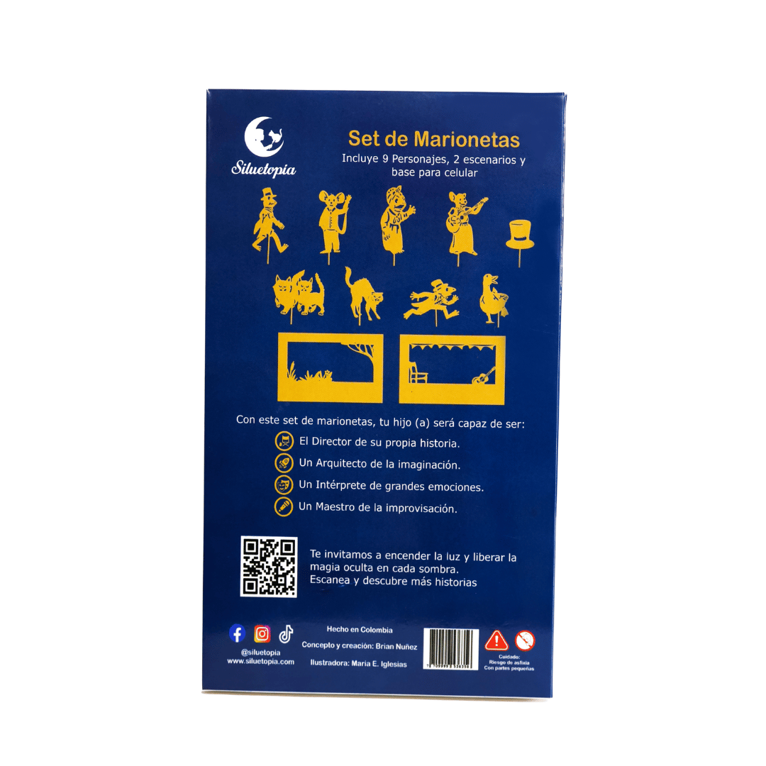 Caja de Marionetas Rin Rin Renacuajo – Crea tu Propio Teatro de Sombras