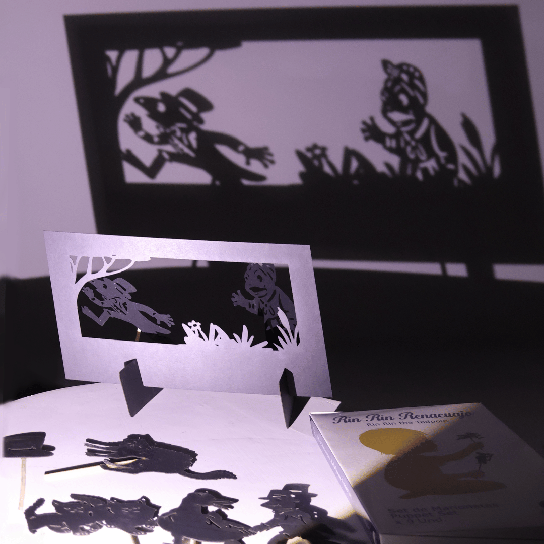 Caja de Marionetas Rin Rin Renacuajo – Crea tu Propio Teatro de Sombras