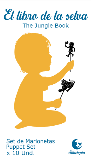 El Libro de la Selva + Marionetas.  Un Teatro de Sombras Interactivo (Bilingüe)