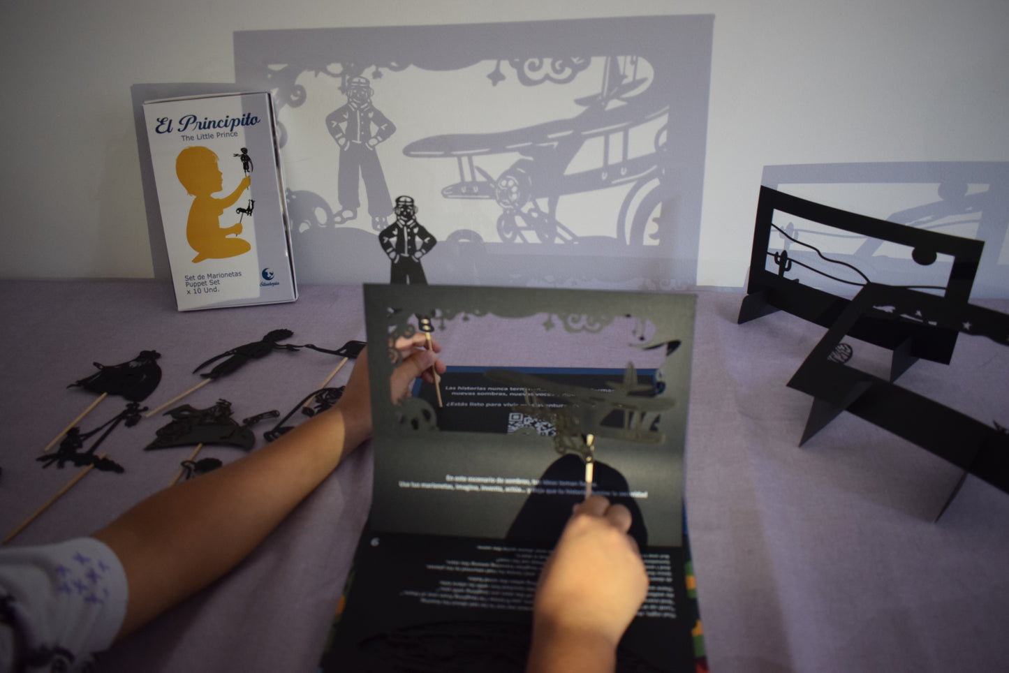 Caja de Marionetas del Principito – Crea tu Propio Teatro de Sombras