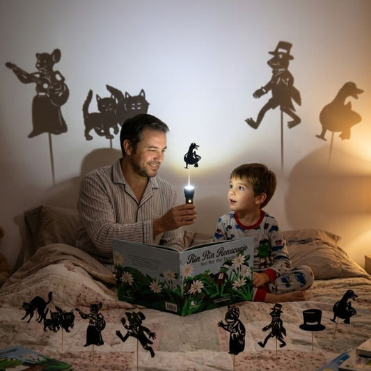 Rin Rin Renacuajo: Un Teatro de Sombras Interactivo (Bilingüe)