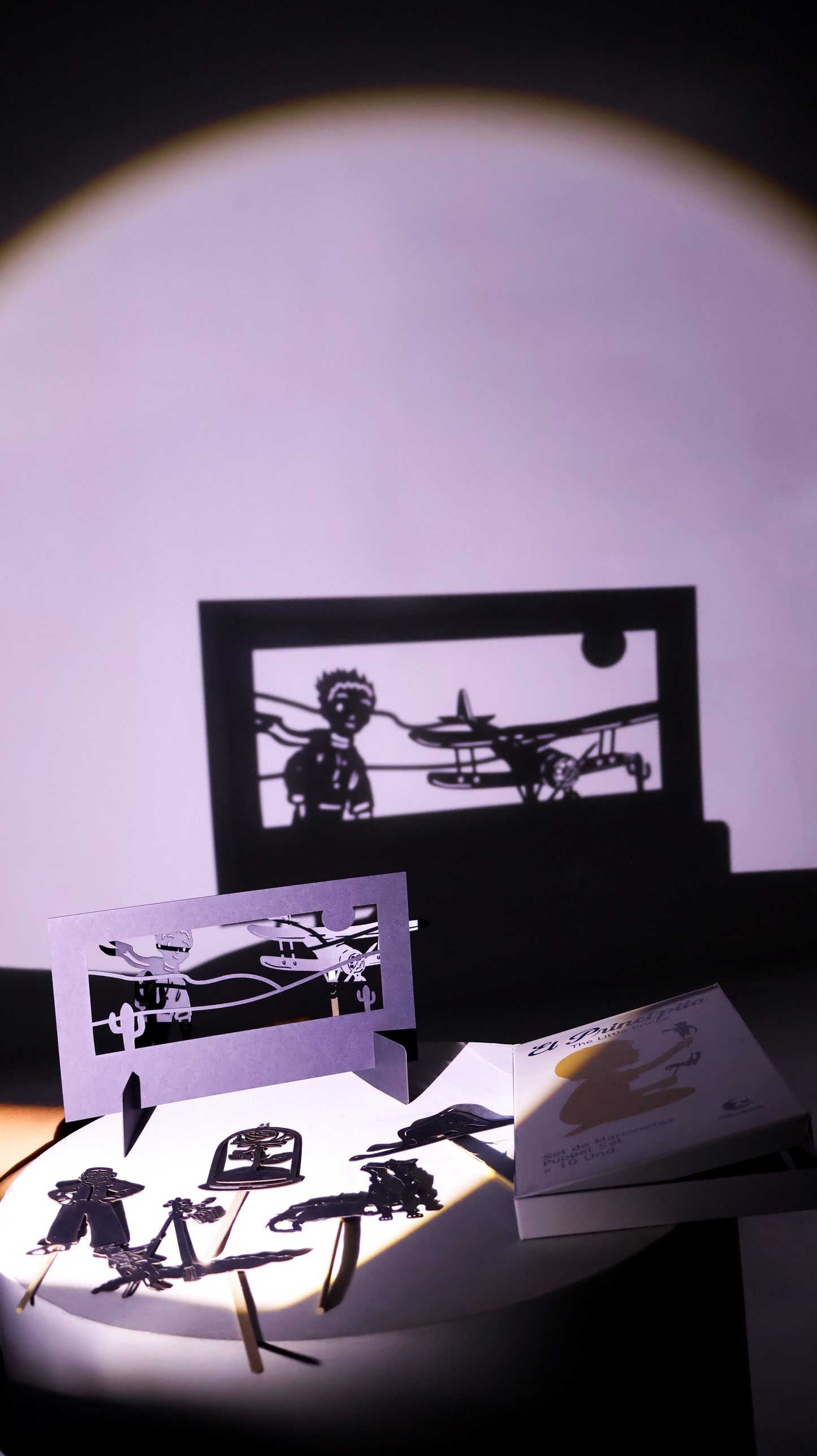 Caja de Marionetas del Principito – Crea tu Propio Teatro de Sombras