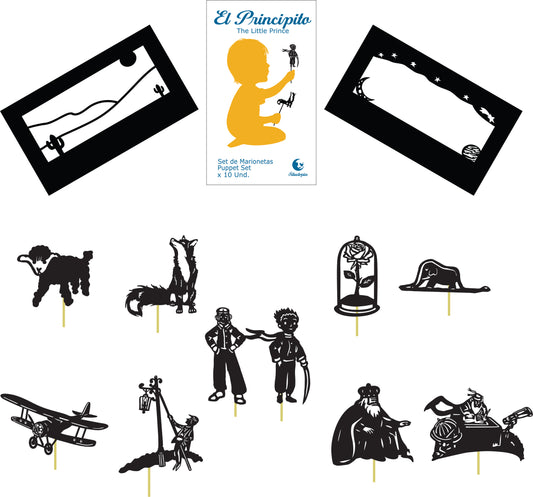 El Principito (Bilingüe), Edición de Lanzamiento: Libro + Set de 10 Marionetas