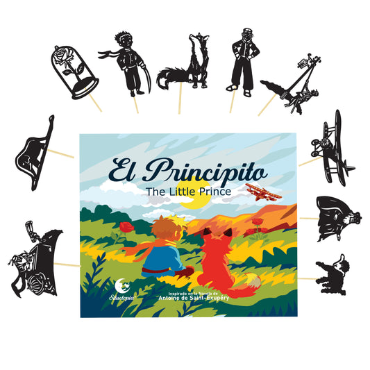 El Principito (Bilingüe), Edición de Lanzamiento: Libro + Set de 10 Marionetas